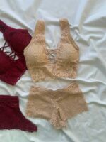 ست دانتل جلوبندی🍓۶۵۷۴ - Image 6